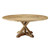 Column 71" Round Pine Wood Dining Table, Wood, Brown 15462