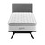 Jenna 14" Twin Innerspring Mattress, , Fabric, White, 15581
