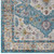 Success Anisah Distressed Vintage Floral Persian Medallion 5x8 Area Rug, Fabric, Multi Blue 15604