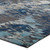 Entourage Foliage Contemporary Modern Abstract 8x10 Area Rug, Fabric, Multi Blue 15640