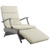 Envisage Chaise Outdoor Patio Wicker Rattan Lounge Chair, Rattan Wicker, Light Gray Beige 15663