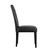 Perdure Dining Chairs Set of 4, Faux Vinyl Leather, Black 15795