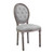 Arise Dining Side Chair Upholstered Fabric Set of 4, Fabric Wood, Light Grey Gray 15803