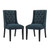 Baronet Dining Chair Fabric Set of 2, Fabric, Navy Blue 15863