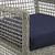 Aura 7 Piece Outdoor Patio Wicker Rattan Set, Rattan Wicker, Navy Blue Grey Gray 15873