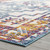 Reflect Nyssa Distressed Geometric Southwestern Aztec 5x8 Indoor and Outdoor Area Rug, Fabric, Multi Color 15923