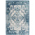Reflect Nyssa Distressed Geometric Southwestern Aztec 8x10 Indoor and Outdoor Area Rug, Fabric, Blue Ivory White 15926