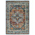 Tribute Diantha Distressed Vintage Floral Persian Medallion 5x8 Area Rug, Fabric, Multi Colorful 15945