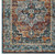 Tribute Diantha Distressed Vintage Floral Persian Medallion 5x8 Area Rug, Fabric, Multi Colorful 15945