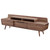 Omnistand 74" TV Stand, Wood, Natural Walnut Brown, 17395
