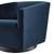 Twist Accent Lounge Performance Velvet Swivel Chair, Velvet Fabric, Navy Blue, 17410