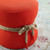 Beat Nautical Rope Upholstered Fabric Ottoman, Fabric, Orange Red, 17427