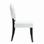 Button Dining Chairs Set of 2 in White