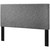 Taylor Full / Queen Upholstered Linen Fabric Headboard, Fabric, Light Grey Gray, 17720