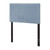 Keira Twin Performance Velvet Headboard, Velvet Fabric, Light Blue, 17770