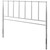 Kiana Full Metal Stainless Steel Headboard, Stainless Steel Metal, Grey Gray, 17791