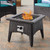 Convene 3 Piece Set Outdoor Patio with Fire Pit, Fabric Rattan Wicker, Blue, 17902