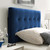 Emily Twin Biscuit Tufted Performance Velvet Headboard, Velvet Fabric, Navy Blue, 17910