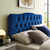 Annabel Queen Diamond Tufted Performance Velvet Headboard, Velvet Fabric, Navy Blue, 17985