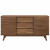 Render 63" Sideboard Buffet Table or TV Stand, Wood, Natural Walnut Brown, 17993