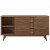 Render 63" Sideboard Buffet Table or TV Stand, Wood, Natural Walnut Brown, 17993