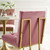 Privy Gold Stainless Steel Performance Velvet Dining Chair, Velvet Fabric Metal Steel, Gold Pink, 18023