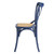 Gear Dining Side Chair, Wood, Dark Blue, 18097