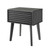 Render End Table, Wood, Dark Grey Gray, 18179