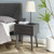 Render End Table, Wood, Dark Grey Gray, 18179