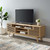 Render 71" Media Console TV Stand, Wood, Brown Oak, 18201