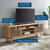 Render 71" Media Console TV Stand, Wood, Brown Oak, 18201