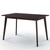 Oracle 47" Rectangle Dining Table, Wood, Drak Brown, 18344