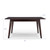 Oracle 59" Rectangle Dining Table, Wood, Drak Brown, 18345
