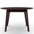 Vision 45" Round Dining Table, Wood, Drak Brown, 18349