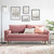 Valour Performance Velvet Sofa, Velvet, Pink, 18363