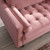 Valour Performance Velvet Sofa, Velvet, Pink, 18363