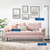 Valour Performance Velvet Sofa, Velvet, Pink, 18365