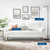 Valour Performance Velvet Sofa, Velvet, White, 18367