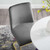 Amplify Sled Base Performance Velvet Dining Side Chair, Velvet, Metal Steel, Gold Grey Gray, 18535