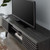 Render 46" Media Console TV Stand, Wood, Dark Grey Gray, 18566