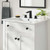 Nantucket 24" Bathroom Vanity Cabinet (Sink Basin Not Included), Wood, White, 18647