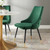 Adorn Tufted Performance Velvet Dining Side Chair, Velvet, Green, 18748