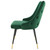 Adorn Tufted Performance Velvet Dining Side Chair, Velvet, Green, 18748