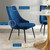 Adorn Tufted Performance Velvet Dining Side Chair, Velvet, Blue Navy, 18753