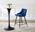 Adorn Performance Velvet Counter Stool, Velvet, Blue Navy, 18759