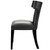 Curve Vinyl Dining Chair, Faux Leather, Black, 18799