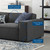Restore 8-Piece Sectional Sofa, Fabric, Dark Grey Gray, 19278
