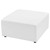 Saybrook Outdoor Patio Upholstered Sectional Sofa Ottoman, Fabric, White, 19533