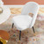 Rouse Performance Velvet Dining Side Chair, Velvet, White, 19538