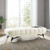 Adept 60" Performance Velvet Bench, Velvet, Ivory White, 19571